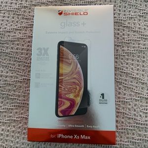NWT Glass + Zagg Screen Protector iPhone XS Max